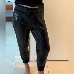 Guess Black Sequin Pants